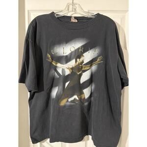Vintage Gloria Estefan 1996 Evolution Tour Shirt Sz XL Black Latin